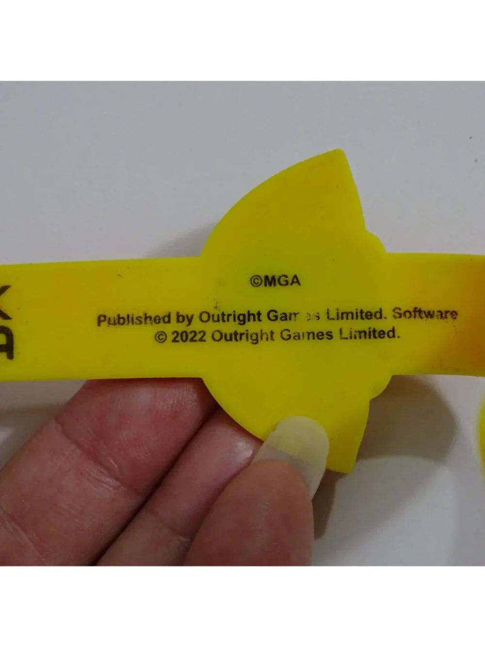 LOL Surprise Girls Yellow Rubber Wristband Bracelet MGA Entertainment